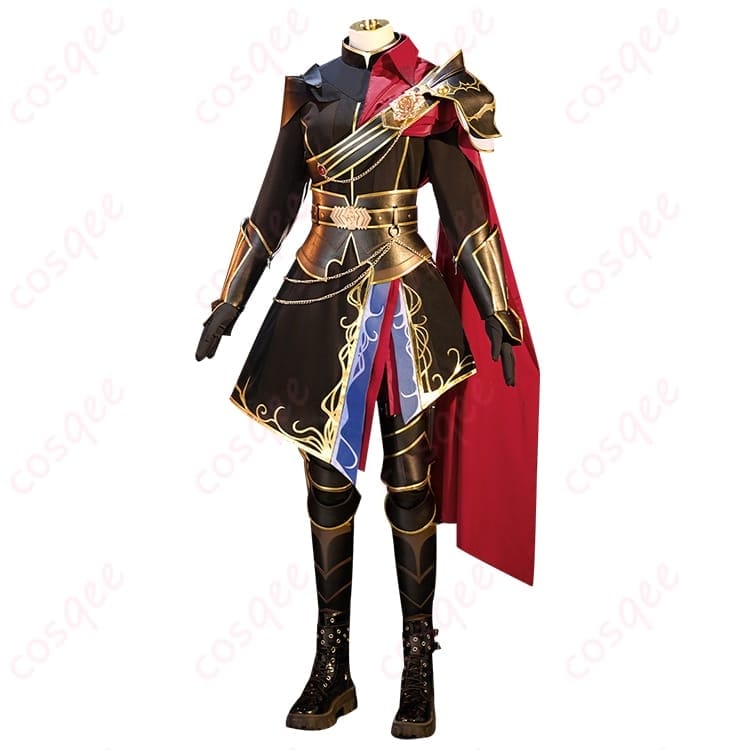 プロジェクトセカイ 青柳冬弥／シュヴァリエ・ノワール 高再現 騎士風アーマー｜ハリ感・丈夫・セット充実 - 2枚目の画像