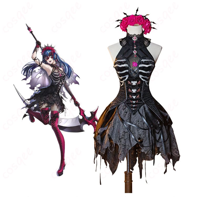 ベリィ（鹿野苺）怪盗衣装 コスプレ服の参考ビジュアル比較。配色と装飾の再現度が分かる全体比較。