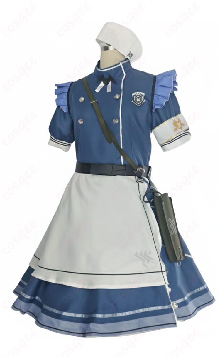 氷室セナ コスプレ衣装｜側面シルエットと薄手生地のライン