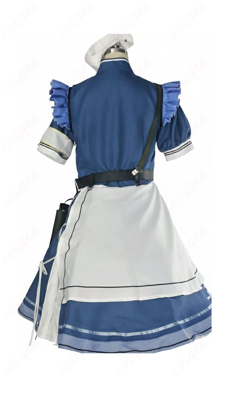 氷室セナ コスプレ衣装｜背面ビュー（帽子・ワンピースの後ろ姿）