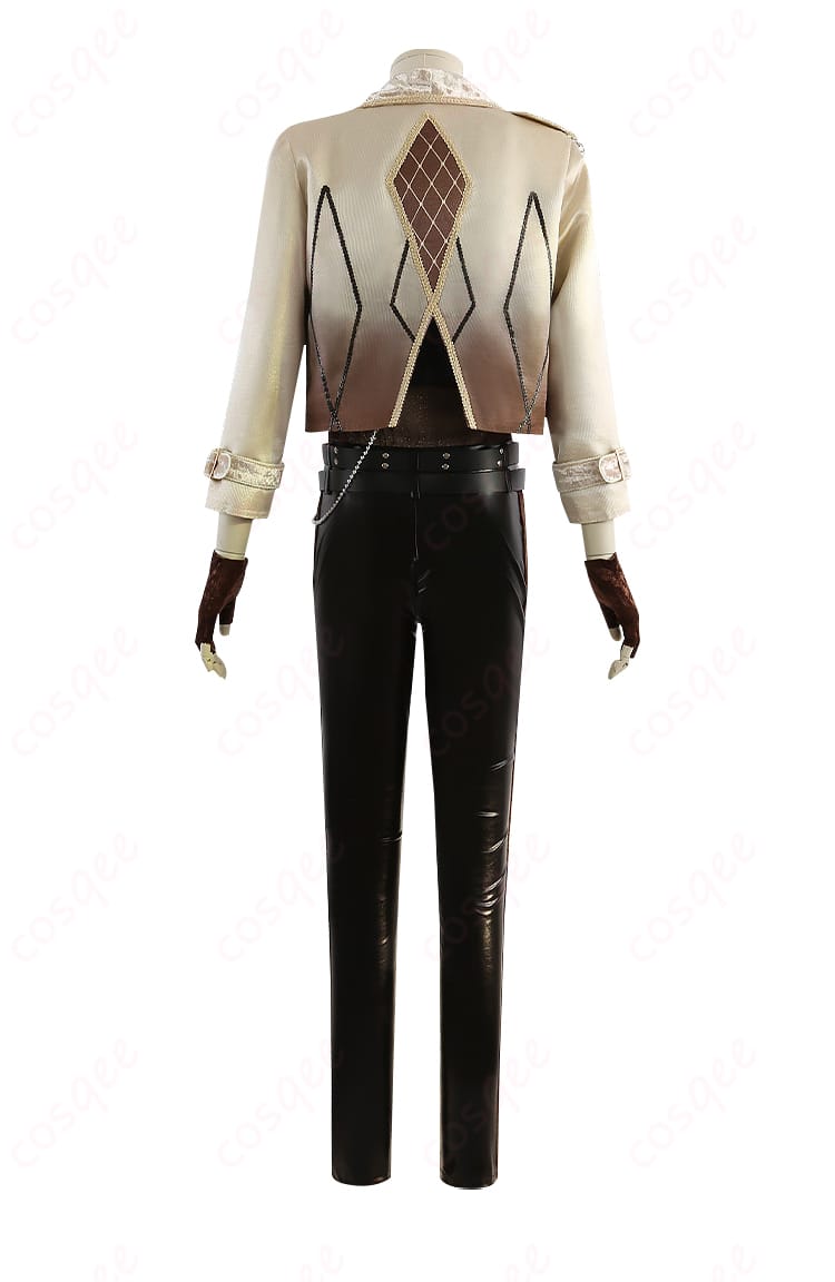 『あんさんぶるスターズ！！』コスプレ衣装の背面。コートのラインとベルト位置、後ろ姿のシルエットが分かる画像