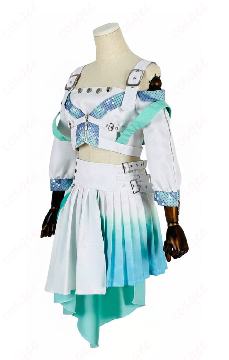 浅倉 透『つづく、』衣装の側面。ウエストラインとスカートのAラインを確認できる。