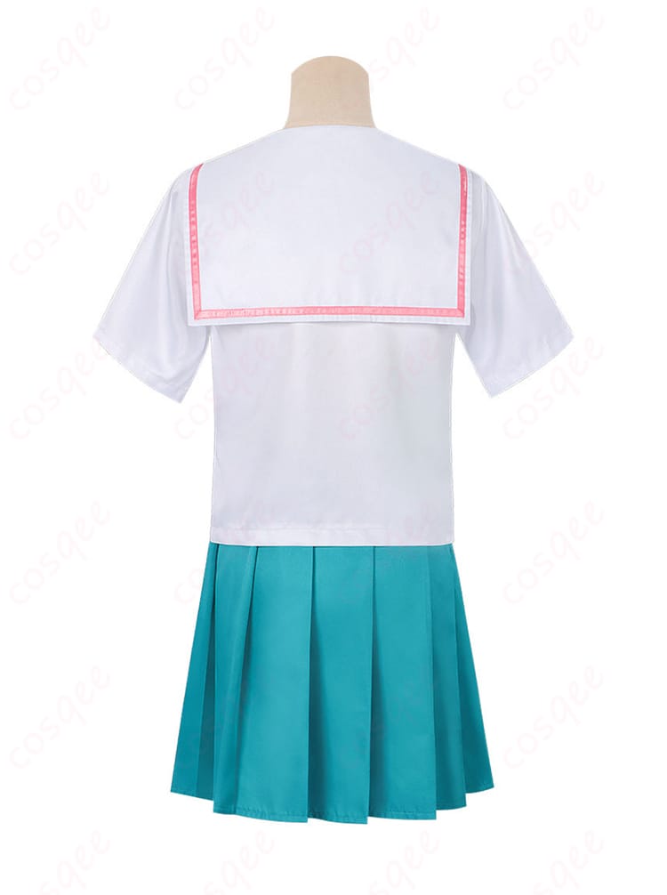 超かぐや姫！酒寄彩葉 学園制服コスプレ衣装の背面デザイン