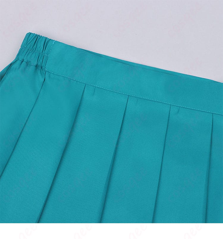 超かぐや姫！酒寄彩葉 学園制服スカートのウエスト部分ディテール