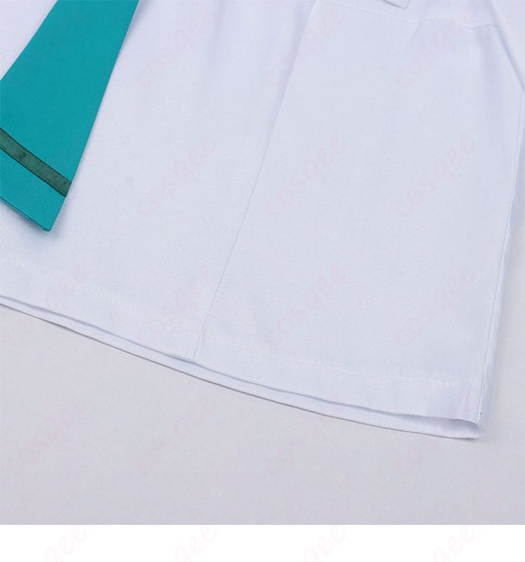 超かぐや姫！酒寄彩葉 学園制服トップスの裾デザインの詳細