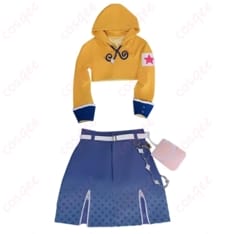 プロジェクトセカイ 小豆沢こはね めめっち風ぐるぐる コスプレ衣装｜再現度重視・薄手通気・セット充実 - 1枚目の画像（サムネイル）