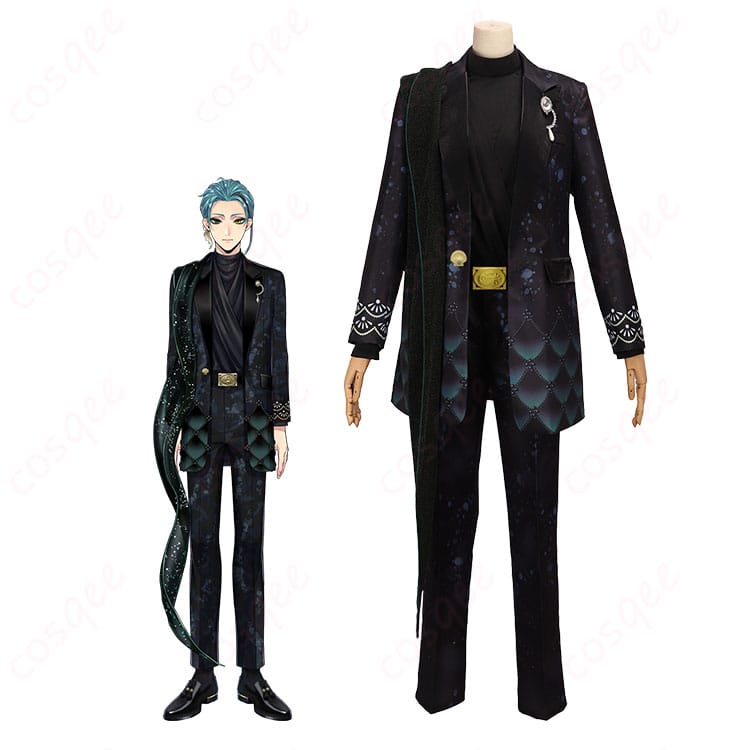 ジェイド・リーチ『渚のセレブレイト』コスプレ衣装のモデル着用全身カット。薄手で通気性の良い素材感とクールな印象を確認できる画像。