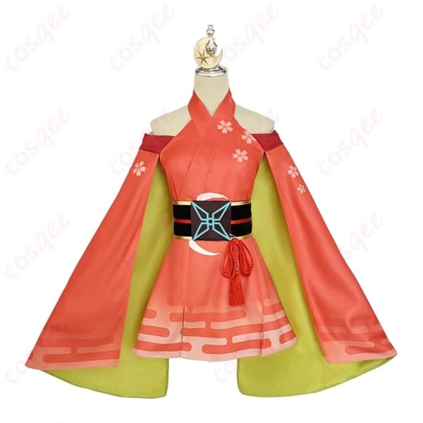 かぐや姫モチーフの和風コスプレ衣装｜軽やか通気・着脱ラク・4点セット S〜XXL