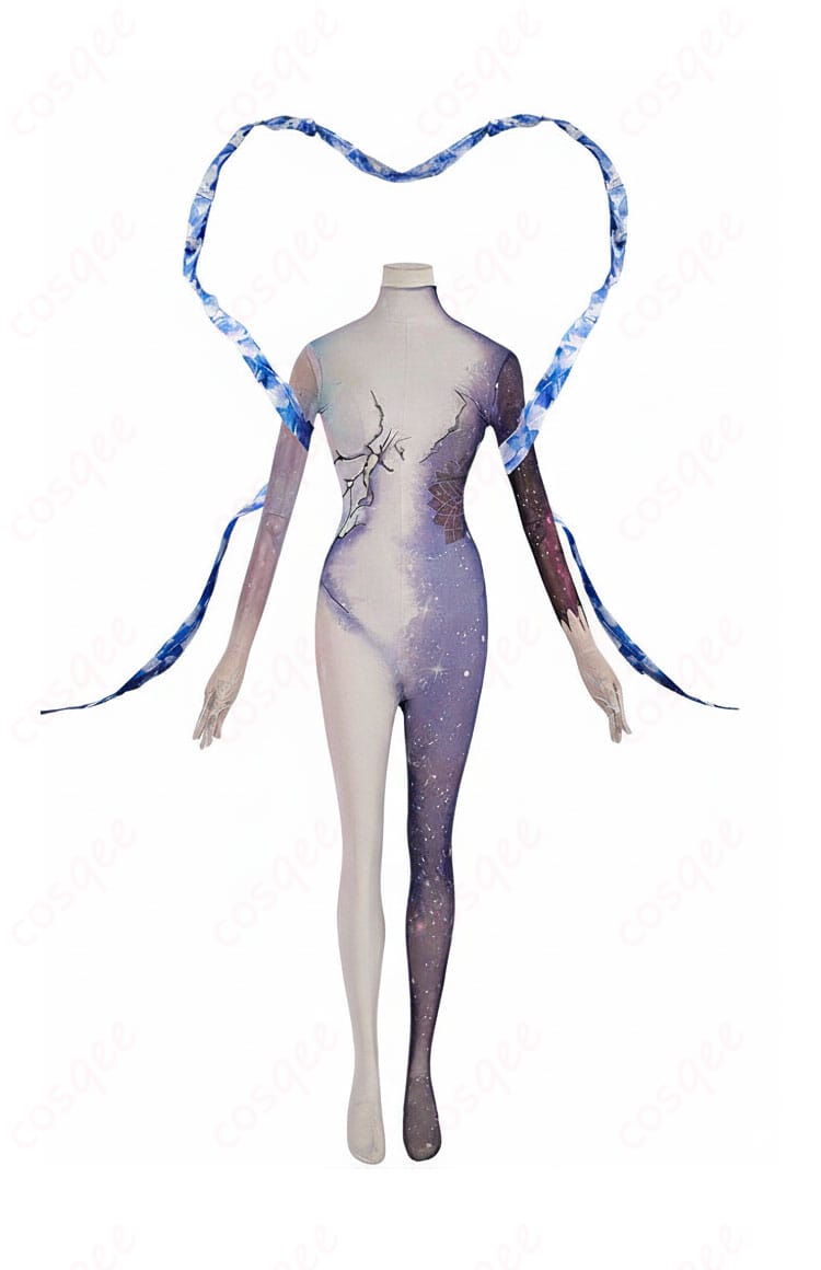 勝利の女神：NIKKE ナユタ「無為」衣装の背面全身。レオタードのラインとフィット感を確認できるカット