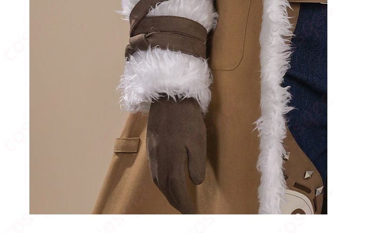 第五人格 カウボーイ『春の便り』袖口とポケットの装飾ディテール。ステッチと金具の質感が見える。