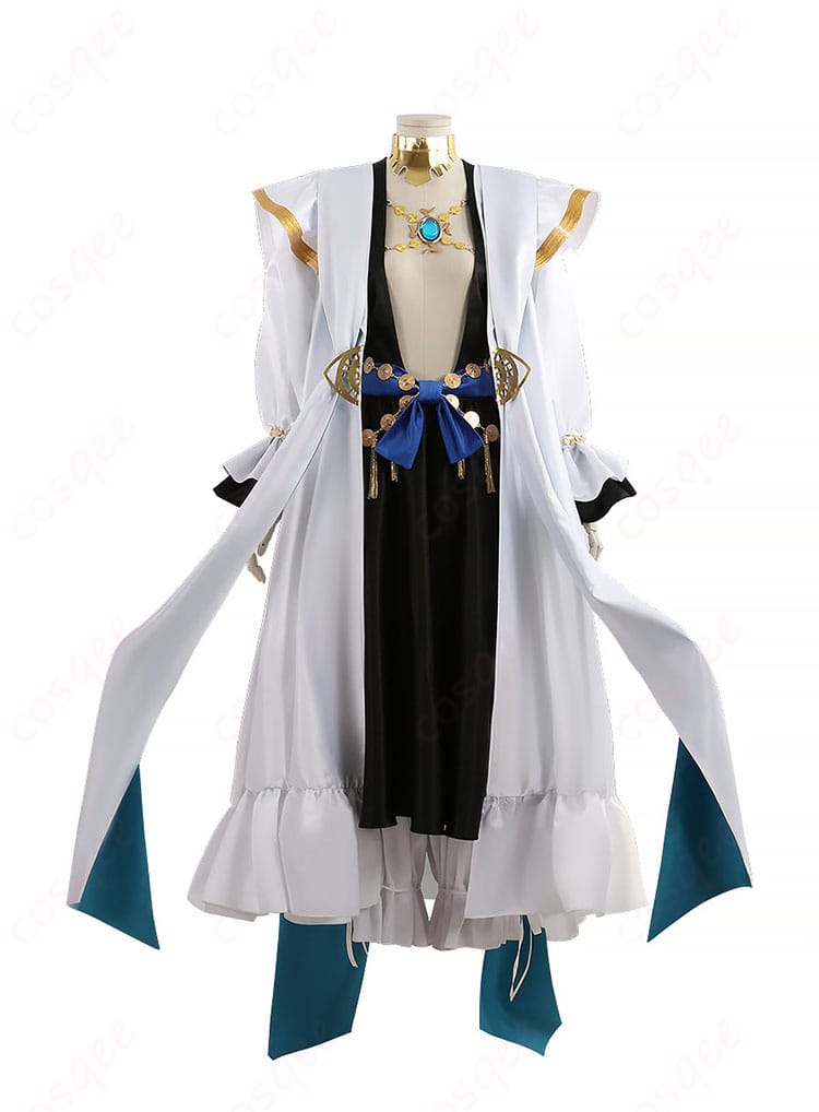 キャプテン・ネモ第3段階コスプレの正面シルエット。コート・ワンピース・ズボンのレイヤード構成がわかる画像。