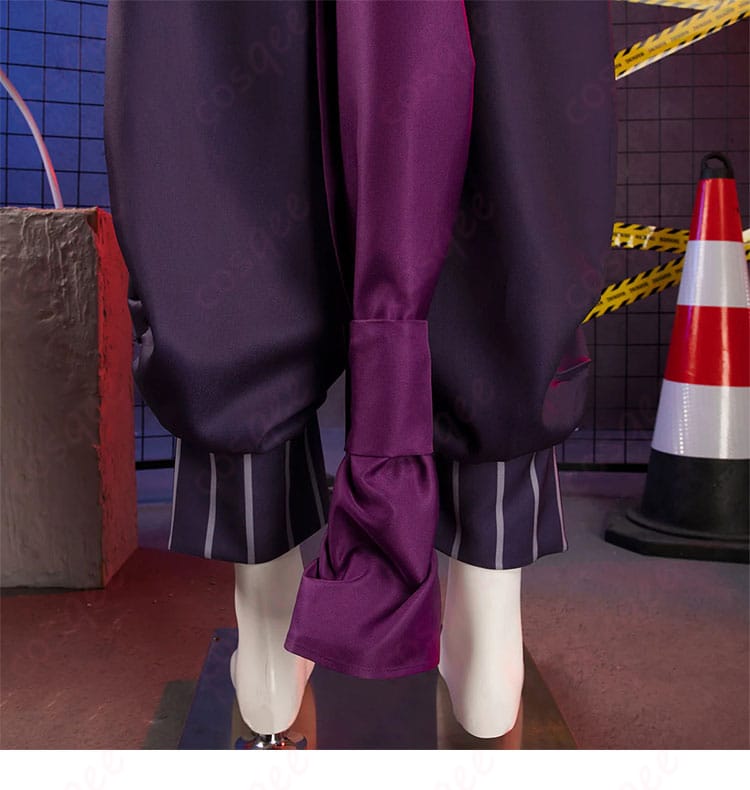 ガチアクタ ジャバー・ウォンガー コスプレ衣装のパンツ裾装飾ディテール。動きに合わせて映える裾まわり。