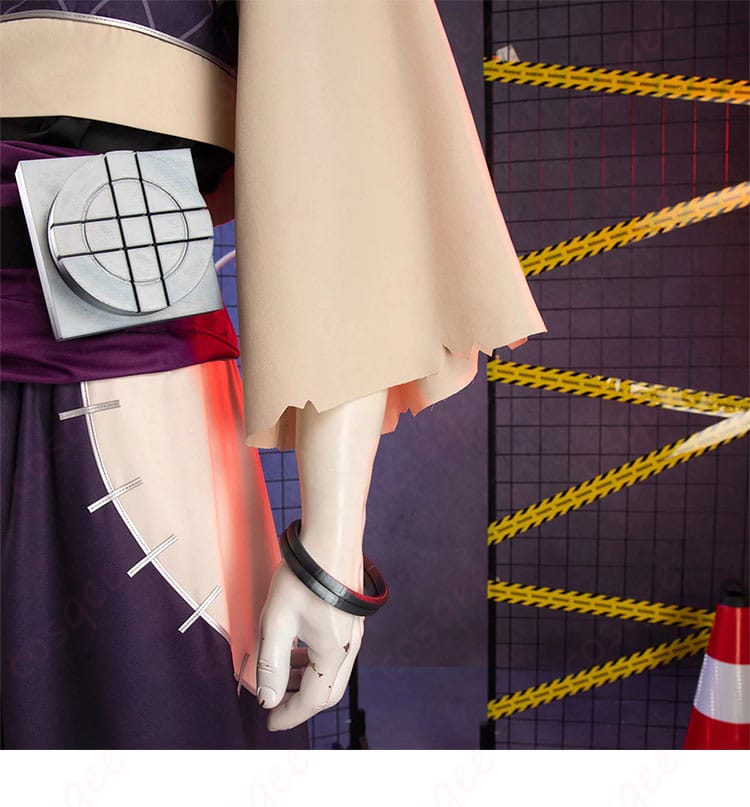 ガチアクタ ジャバー・ウォンガー コスプレ衣装の袖口装飾ディテール。端処理とステッチの仕上がり。