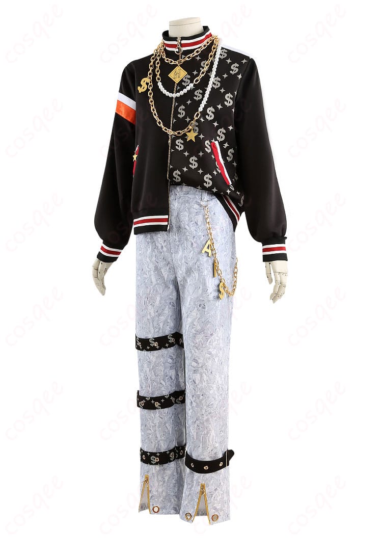 ヨーロピアン衣装の左側面シルエットとコートのハリ感が分かる写真