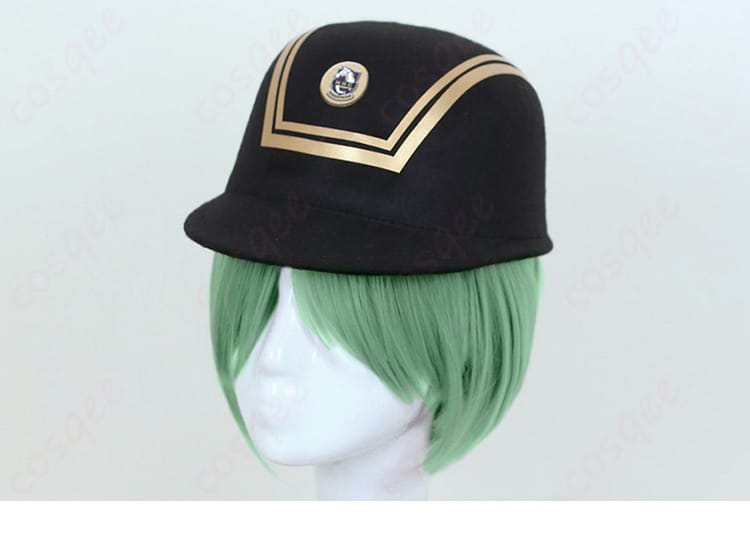 付属帽子の生地感と縫製が分かる近接写真