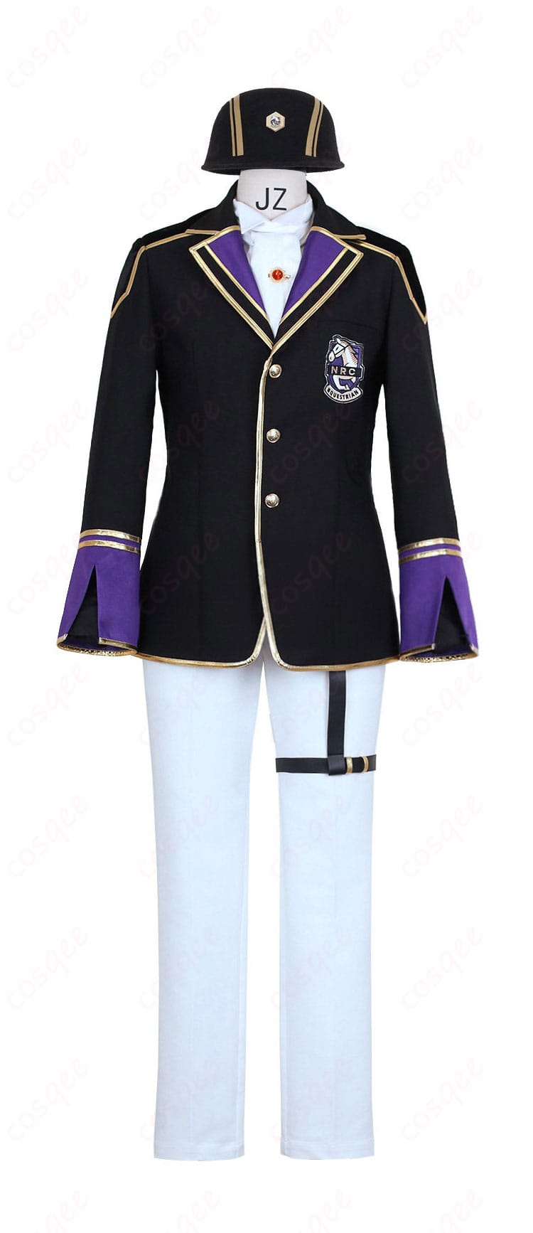 リドル・ローズハート クラブ・ウェアのコートとシャツの正面シルエット