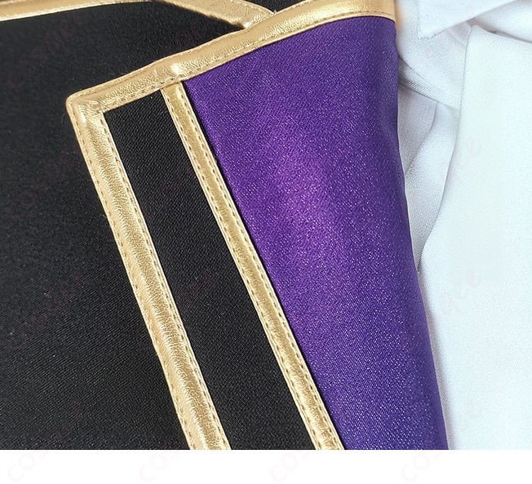 襟の端処理とエッジラインの細部ディテール