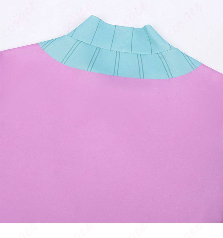 カヤ コスプレ衣装の背面ディテール。後ろ身頃の切替やラインの清潔感を表すアップ。