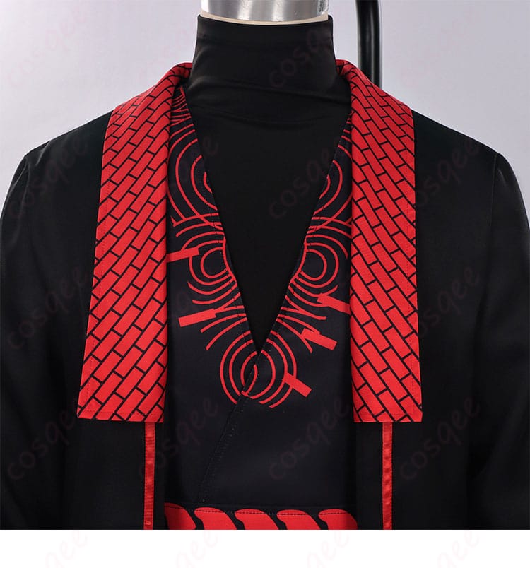 コート襟の装飾ディテール（立ち襟の形状）