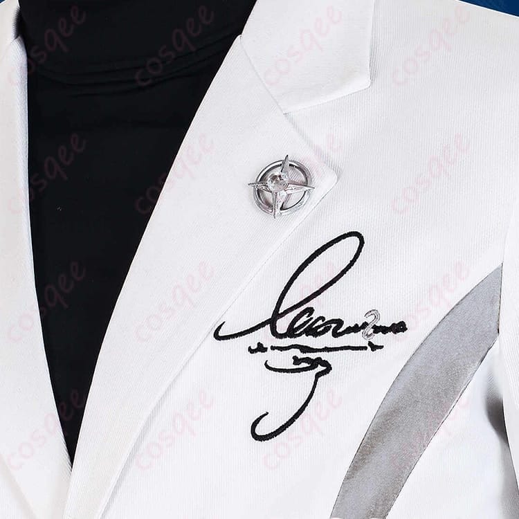 恋と深空 セイヤ 銀色の意志 コスプレ衣装 高発色でクールに決まる3点セット - 4枚目の画像