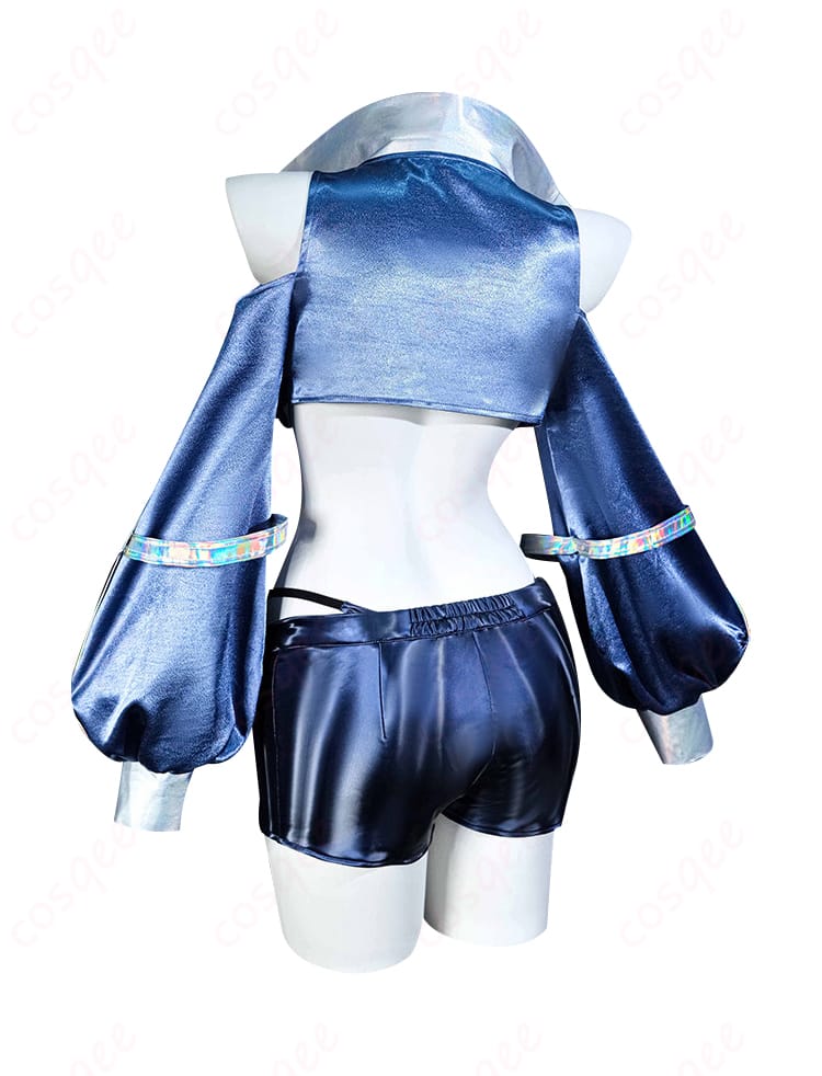 ニュージャージー ブラック・プレリュード衣装の背面デザインと丈感