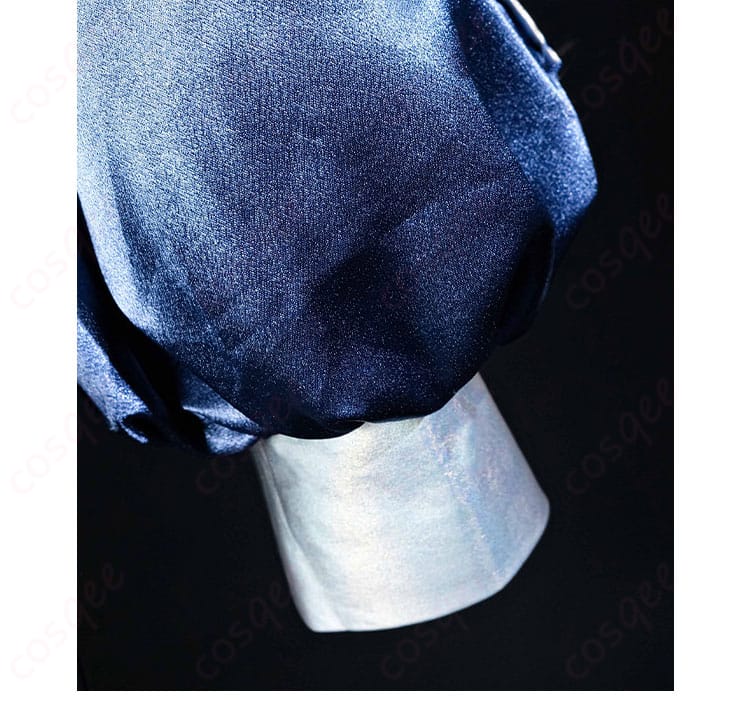 ニュージャージー衣装の袖口ディテールとステッチ確認用クローズアップ