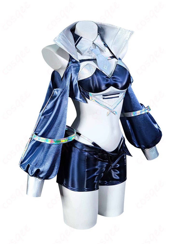 ニュージャージー ブラック・プレリュード衣装の側面シルエットとライン