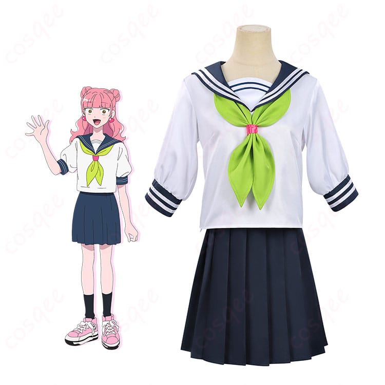 正反対な君と僕 鈴木みゆ 制服コスプレを着用した全身イメージ