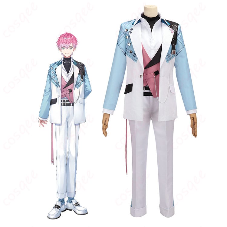 皇れお デフォルト衣装を着用した全身イメージ。コートとベストの重ねが強調されたクールな佇まい。