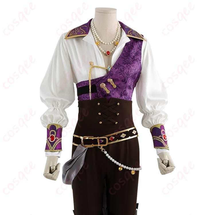 天城燐音/羽風薫/七種茨/月永レオ ロイヤルフラッシュ 高再現コスプレ 衣装一式でイベント映え - 5枚目の画像