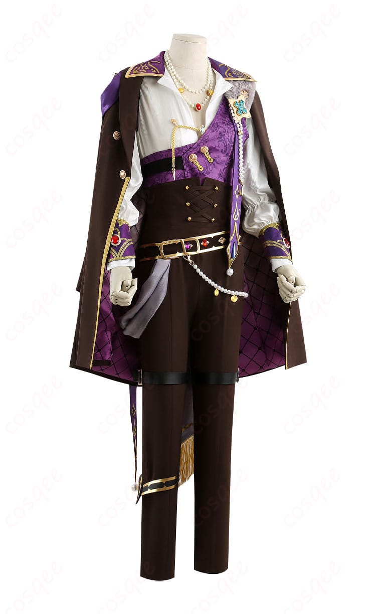 ロイヤルフラッシュ衣装 右側面のシルエットと装飾配置