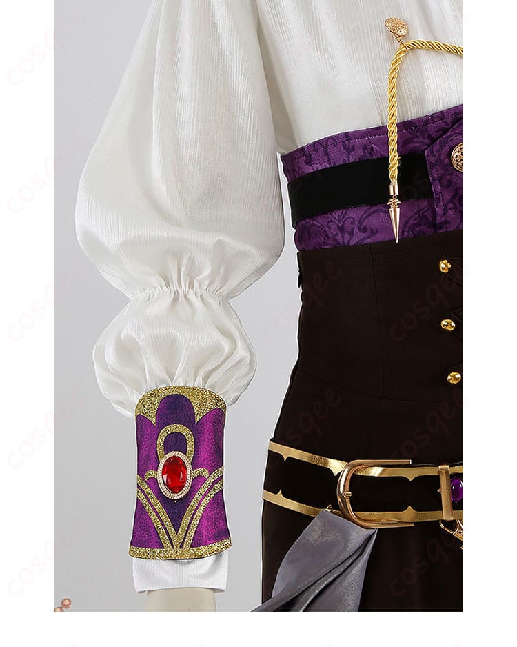 ロイヤルフラッシュ衣装 袖口装飾とカフスのディテール