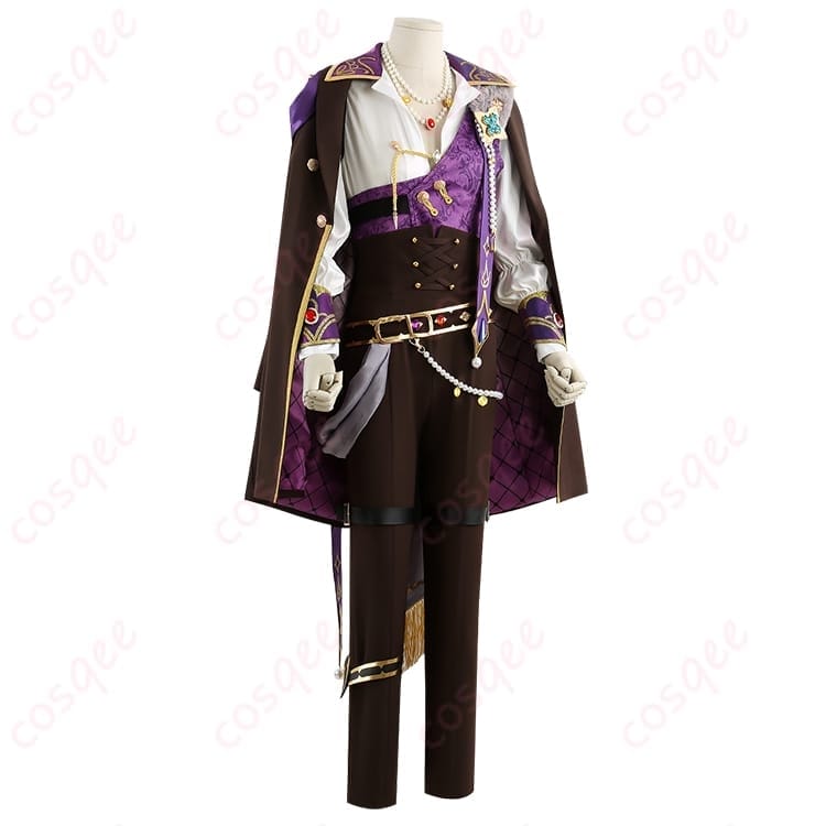 天城燐音/羽風薫/七種茨/月永レオ ロイヤルフラッシュ 高再現コスプレ 衣装一式でイベント映え - 2枚目の画像