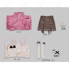 鳳えむ/草薙寧々 おさんぽうさちゃんコーデ 高再現で軽やか、イベント・撮影に最適な学園カジュアル - 5枚目の画像（サムネイル）