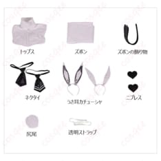 勝利の女神：NIKKE ブラン 逆バニー衣装。高再現で撮影映え、着脱ラクでイベントにも最適 - 5枚目の画像（サムネイル）