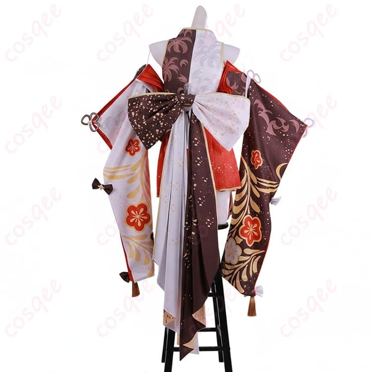 百鬼あやめ 7周年「天女繚華 花吹雪」高再現和装コスプレ｜軽やかで華やか、撮影に最適 - 4枚目の画像