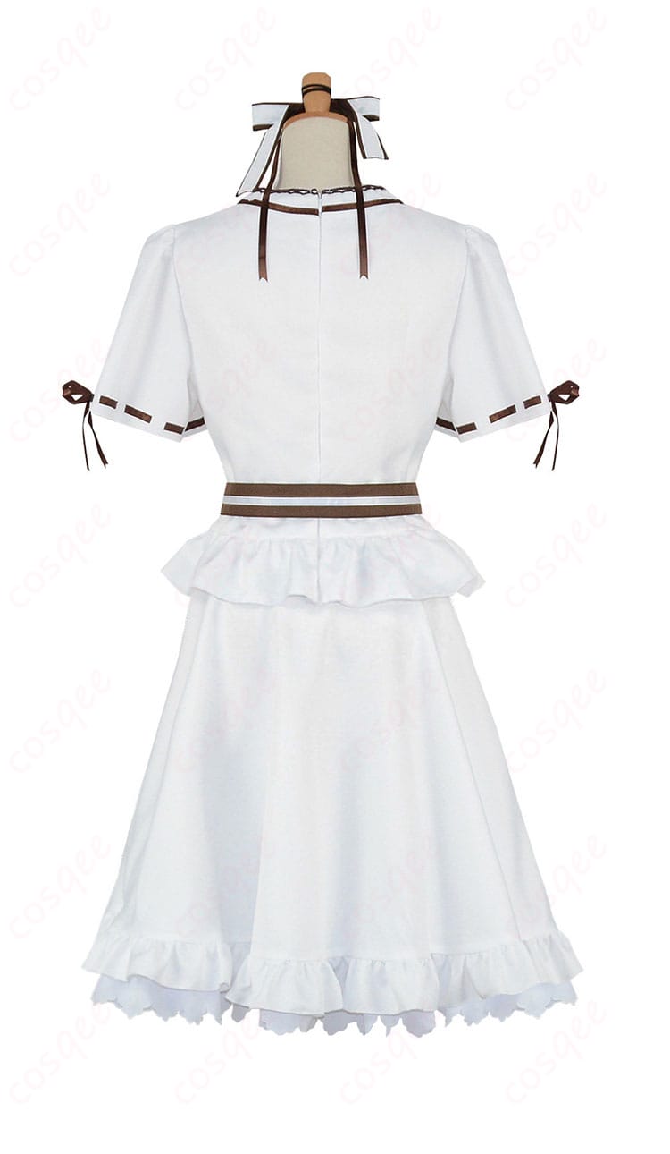 松浦果南 夢の舞台 覚醒後コスプレ衣装の側面図（ウエストラインとスカートの落ち感）