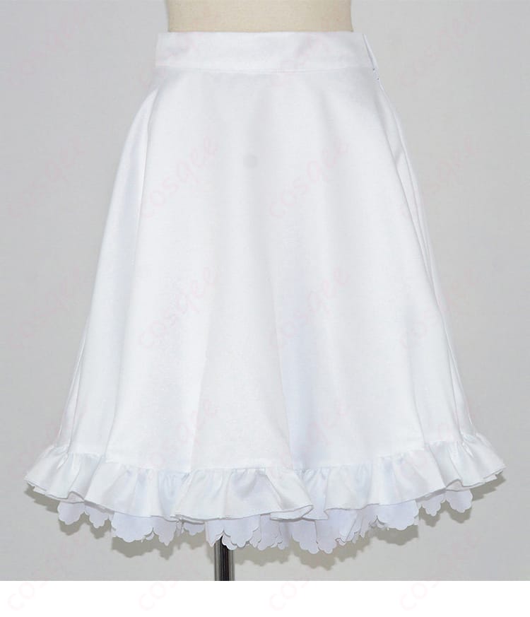 松浦果南 夢の舞台 覚醒後コスプレ衣装のスカート装飾・ヘムラインのディテール