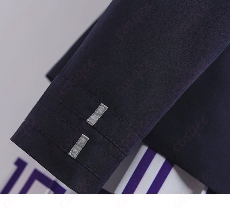 HK416『緋染め薄桜』袖口ディテール。袖のカフスと装飾の質感、ステッチの整いを確認できる画像。