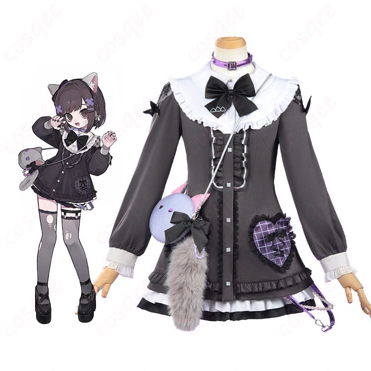 東雲絵名 キャットラビング衣装を着用した全身イメージ