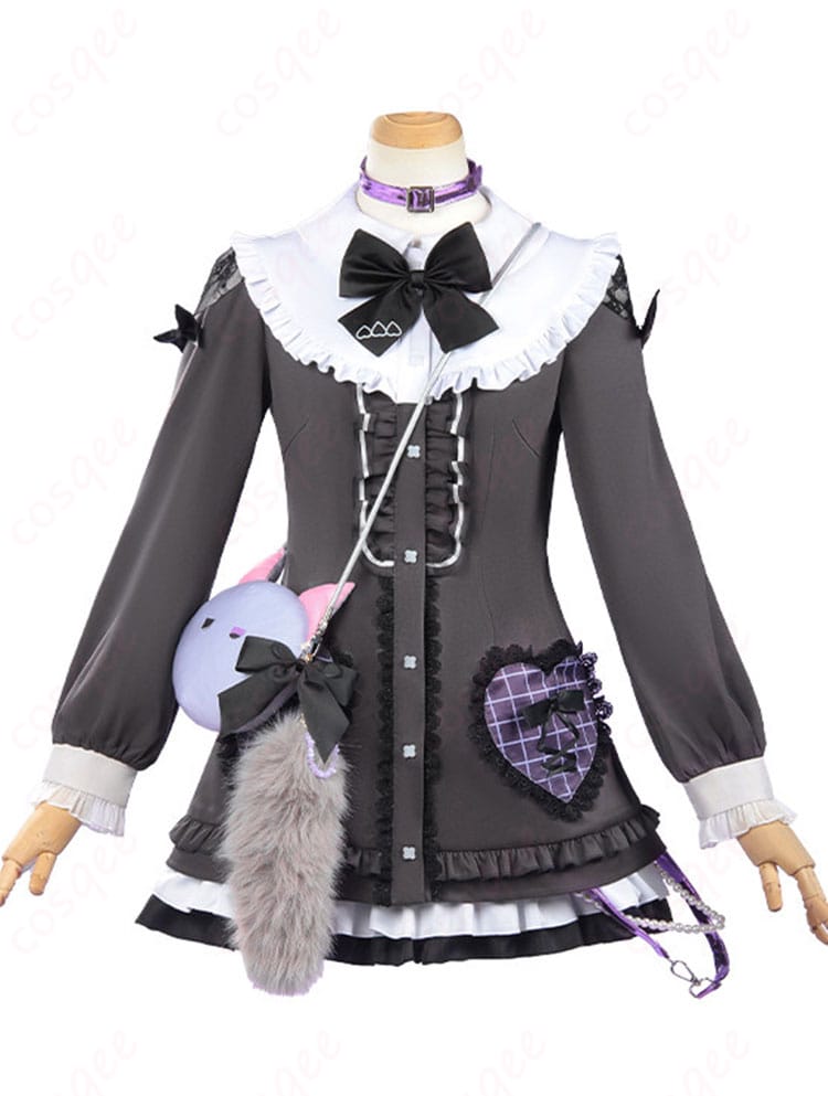 東雲絵名 キャットラビング衣装の正面フルコーデ