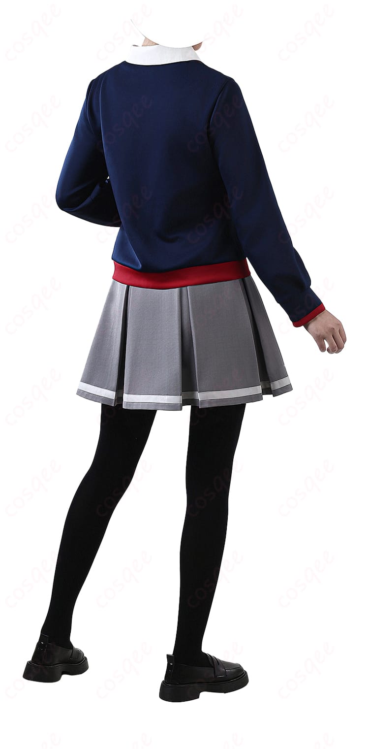 沙条綾香コスプレ 背面の装飾とスカートプリーツのディテール