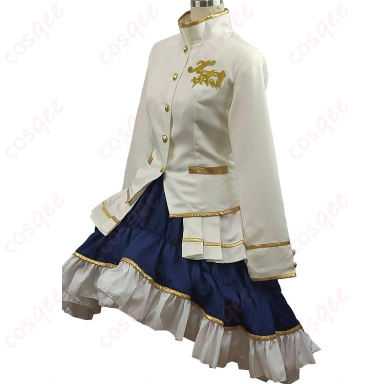 ウマ娘 キングヘイロー 勝負服（白く気高き激励の装）上品で高再現、撮影映えの一着 - 2枚目の画像