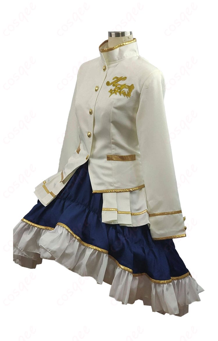 キングヘイロー 勝負服の側面ディスプレイ。ウエストから袖にかけてのシルエットと立体感を示す画像