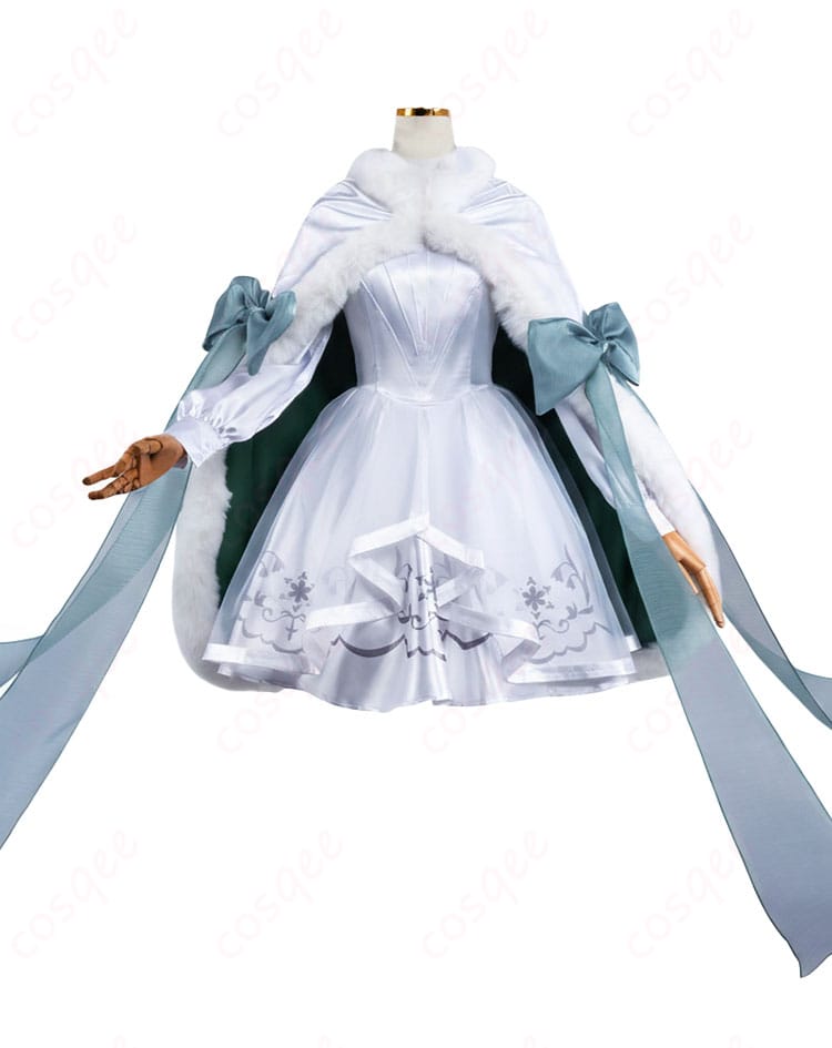 第五人格 エマ・ウッズ（庭師）コラボ衣装の正面カット。ワンピースのシルエットと配色、カチューシャの組み合わせ