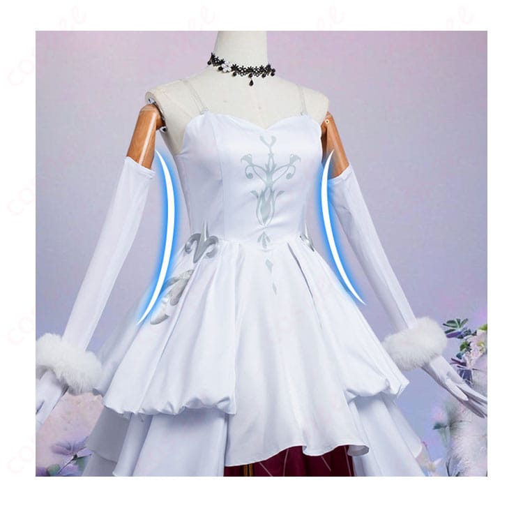 マリー衣装 ワンピースと上身頃のフロントディテール