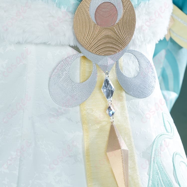 原神 茲白（しはく）白馬仙人 コスプレ衣装｜上品シルエットで高再現・撮影映え - 3枚目の画像