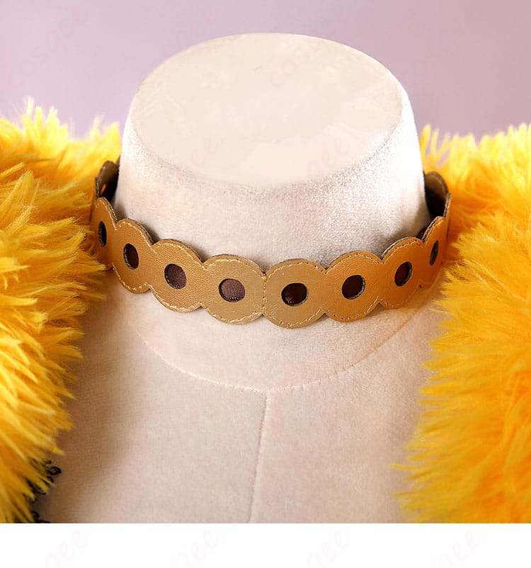 チョーカー(首飾り)のデザインと留め具ディテール