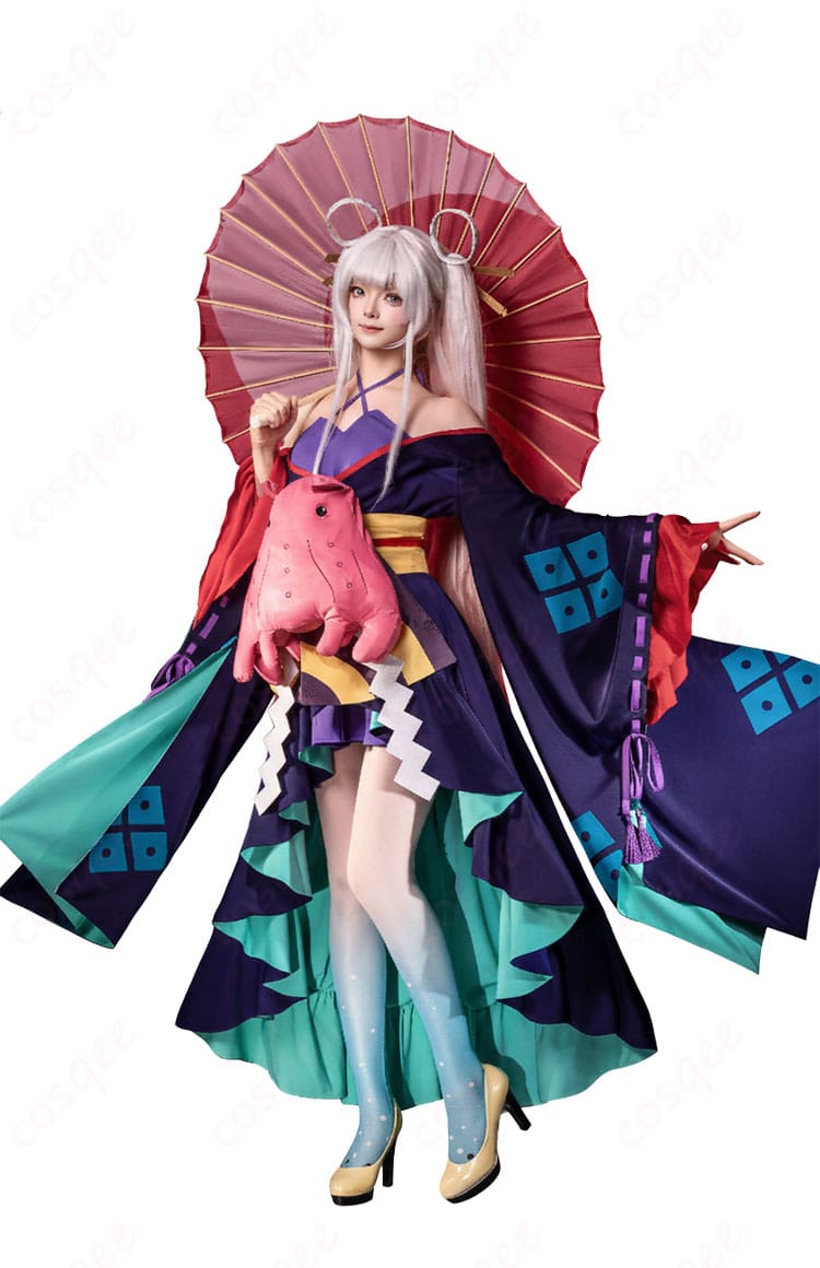 かぐや姫モチーフ衣装の正面全体カット