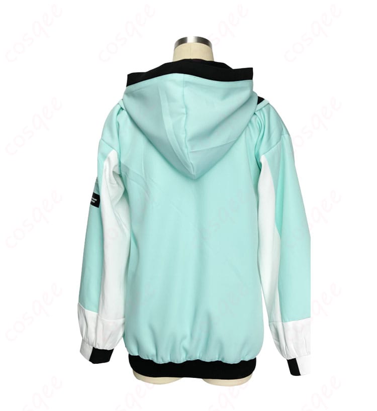 才羽モモイ 防寒コートの背面全体。背中のシルエットと丈感を示す商品画像